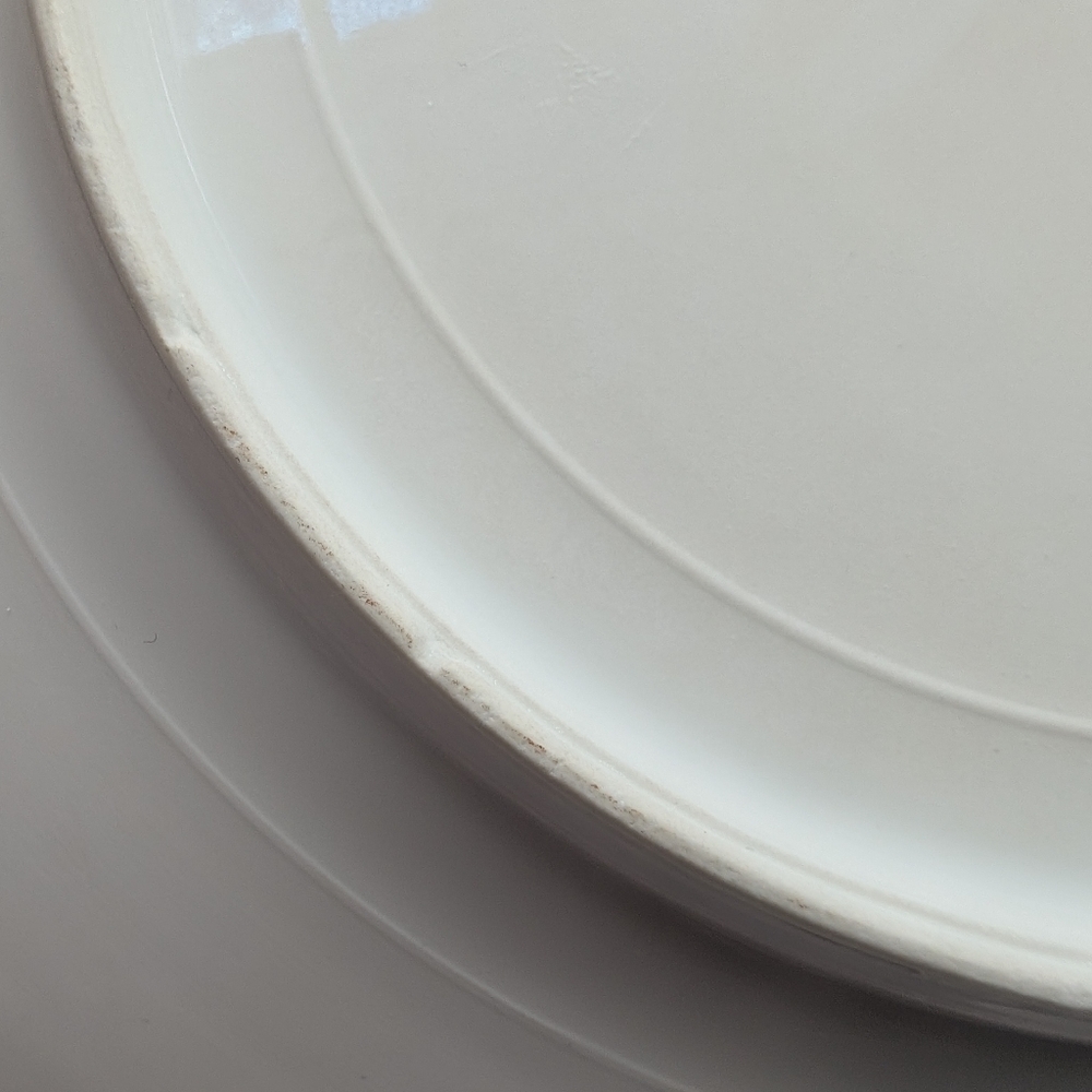 Limoges J. Pouyat Porcelain Pink Floral Gold  Scalloped Rim Porcelain Plate - Picture 5 of 5